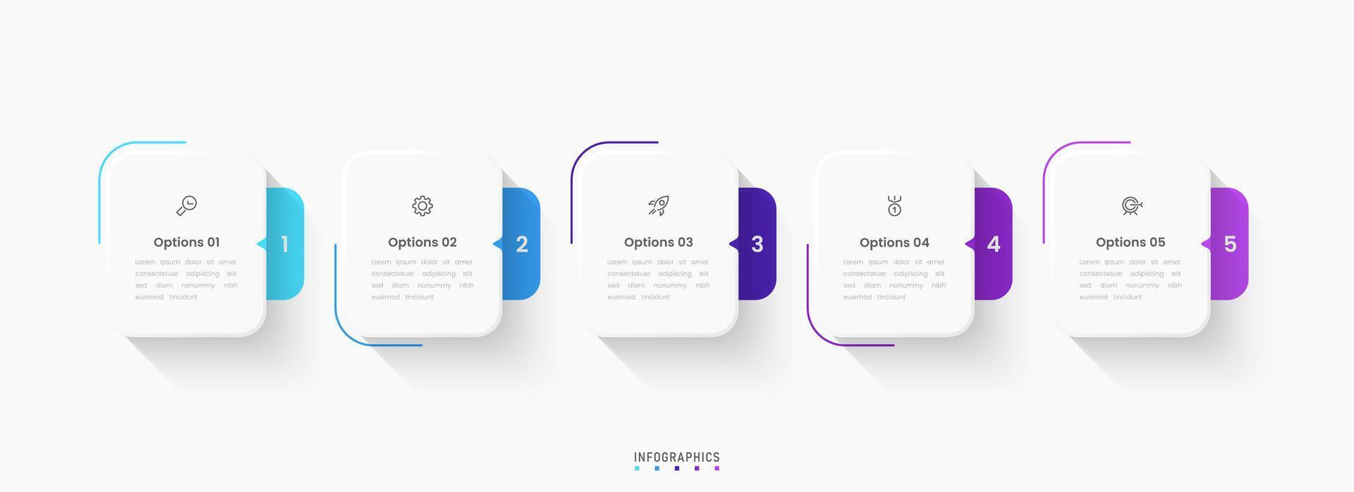 Infographic label design template with icons and 6 options. Can be used for process diagram, presentations, workflow layout, flow chart, info graph. vector