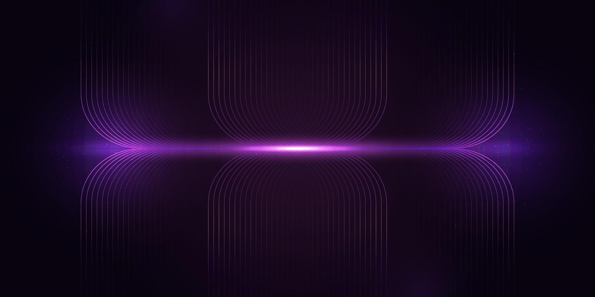 Glowing geometric abstract stripes background, modern and attractive design vector
