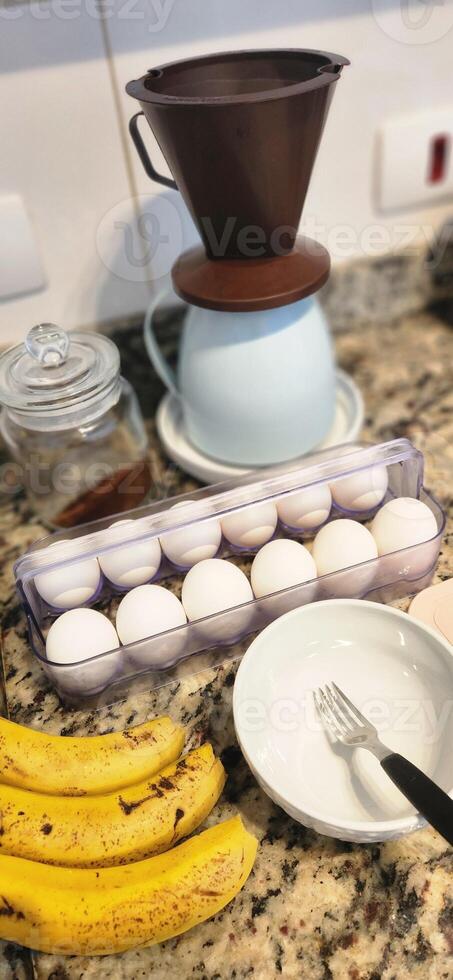 Delicious Breakfast eggs photo