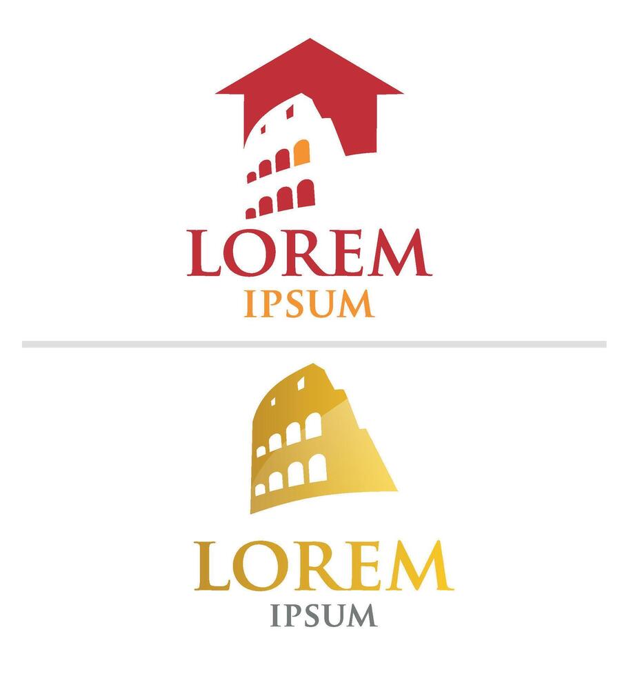 rome icon symbol isolate on white background vector