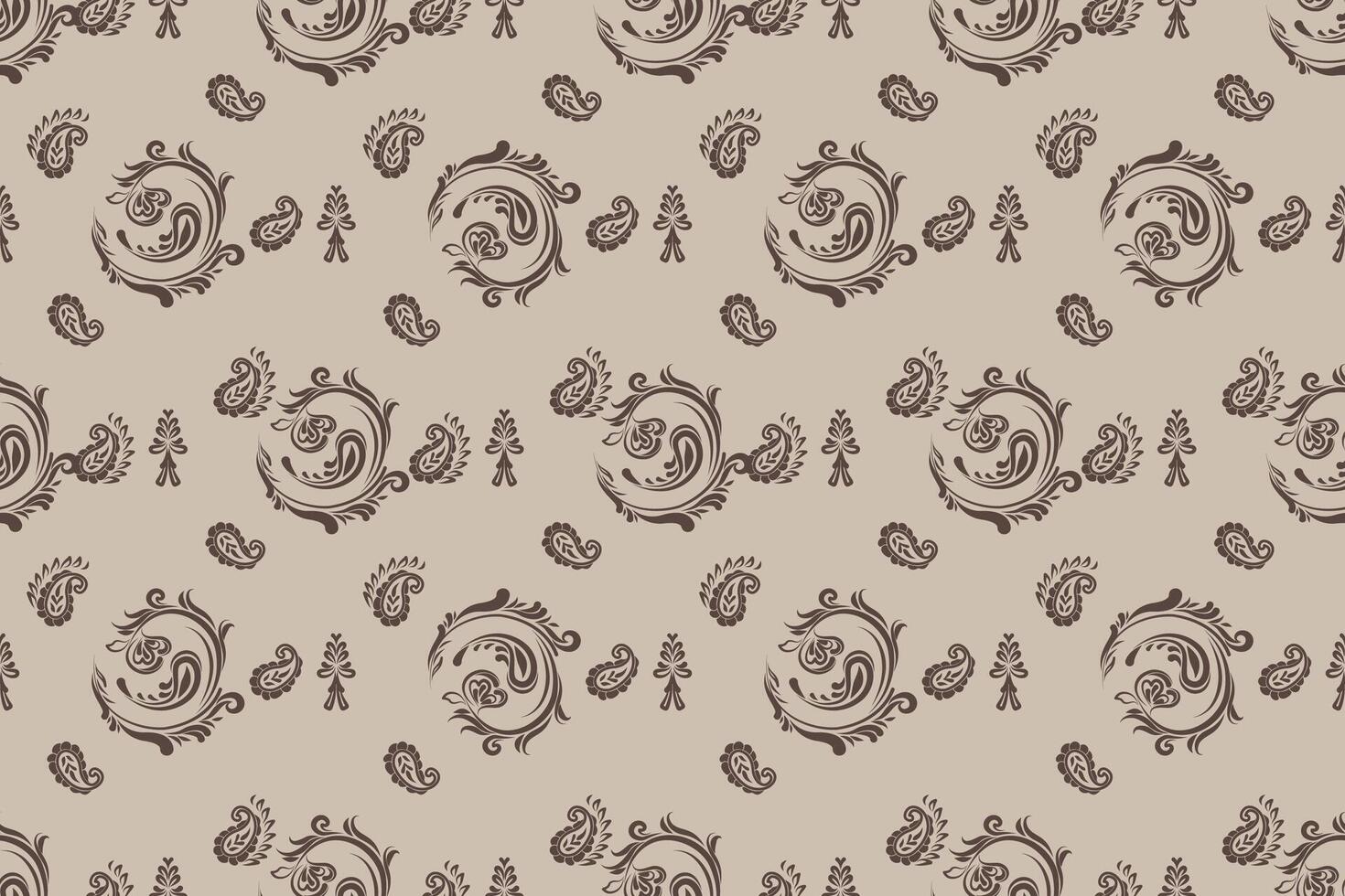 Perfect for upscale designs, this damask pattern adds elegance and charm. vector