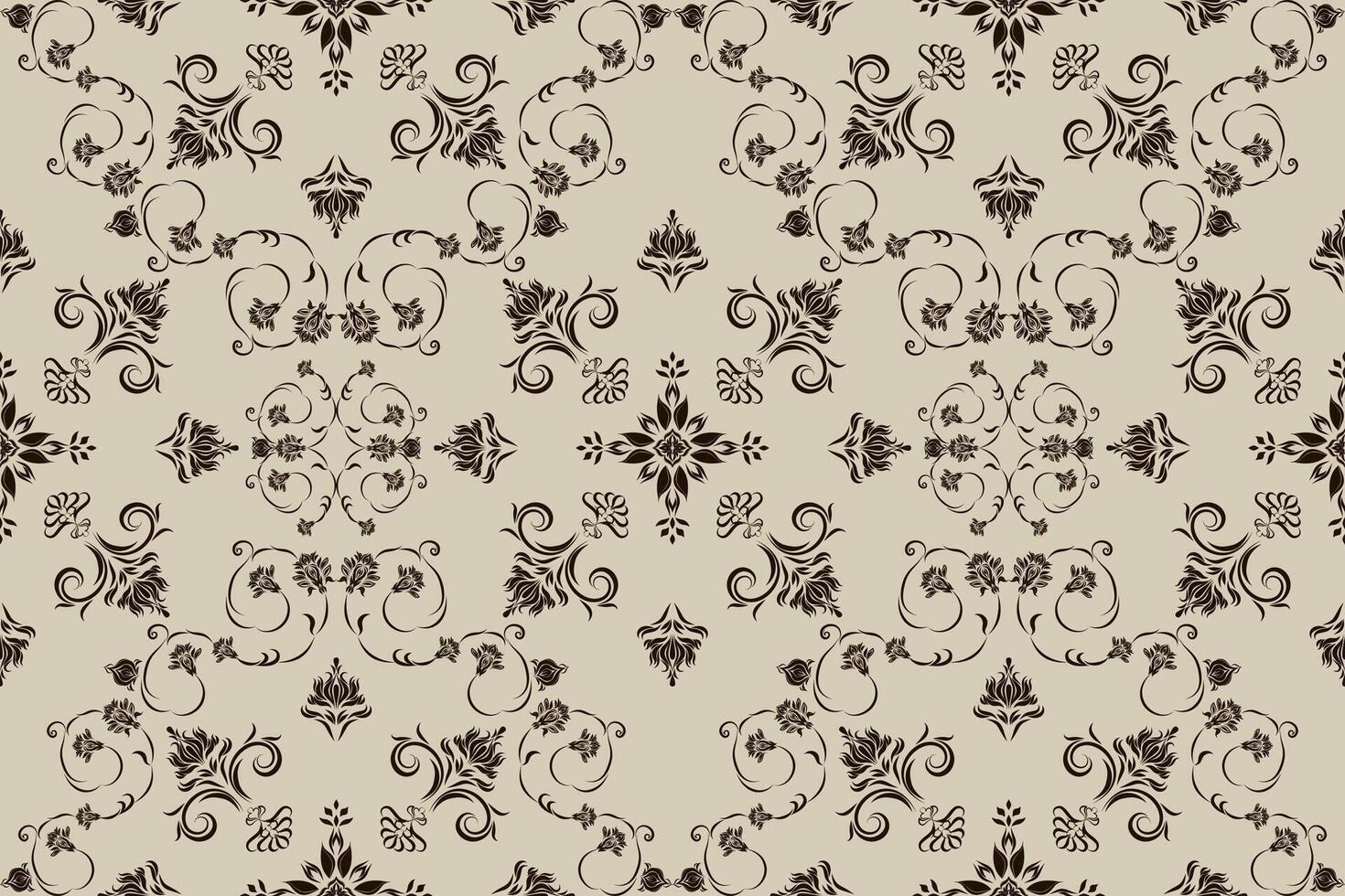 This intricate damask file is perfect for adding luxury to any design. vector