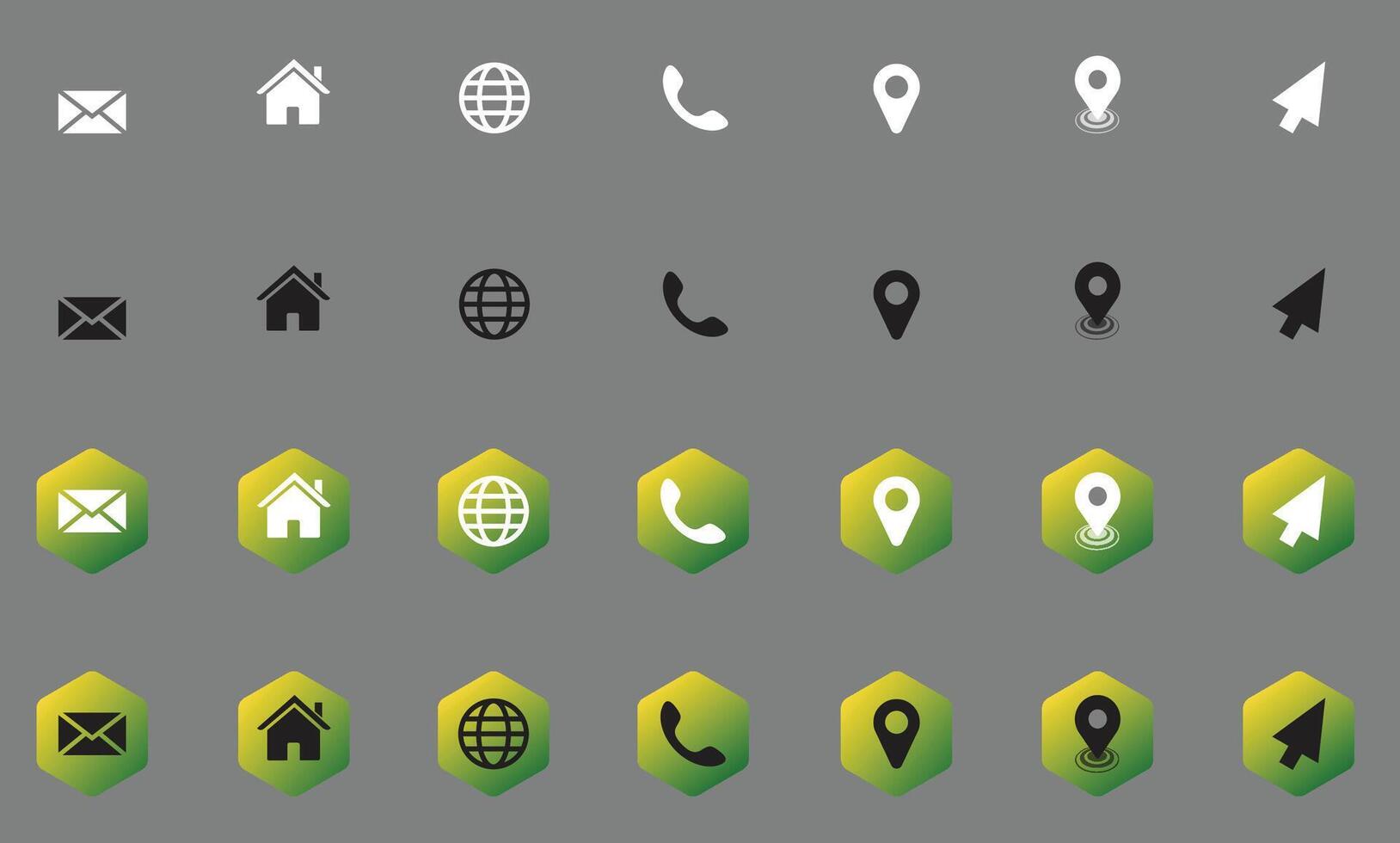user interface icons set fully editable vector