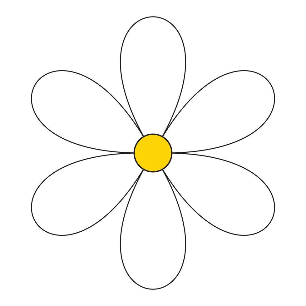 white petaled flowers isolated on a white background vector