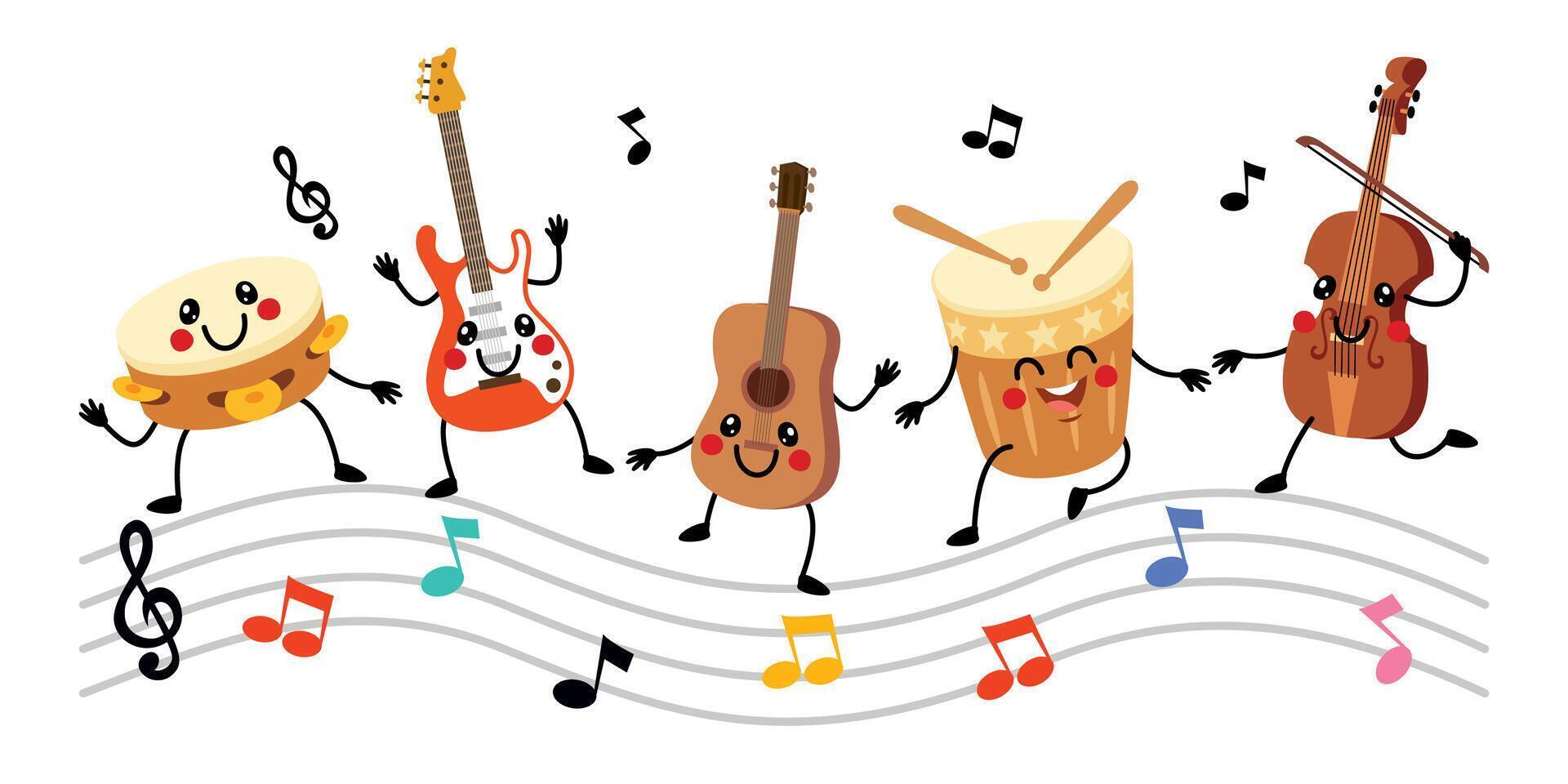 Drawing Of Instruments vector