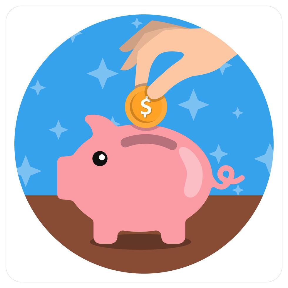 Money Savings icon concept vector