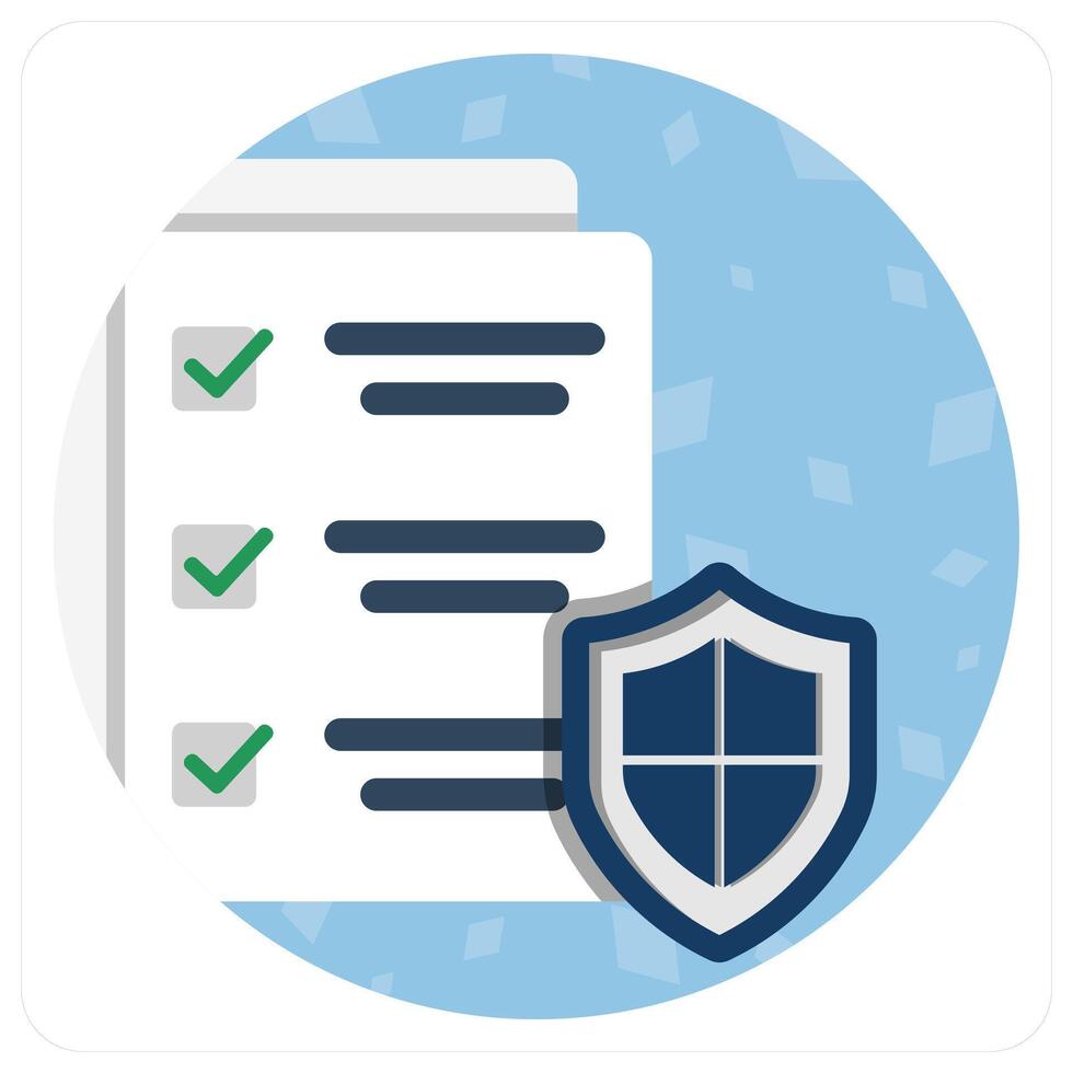 Page Security icon concept vector