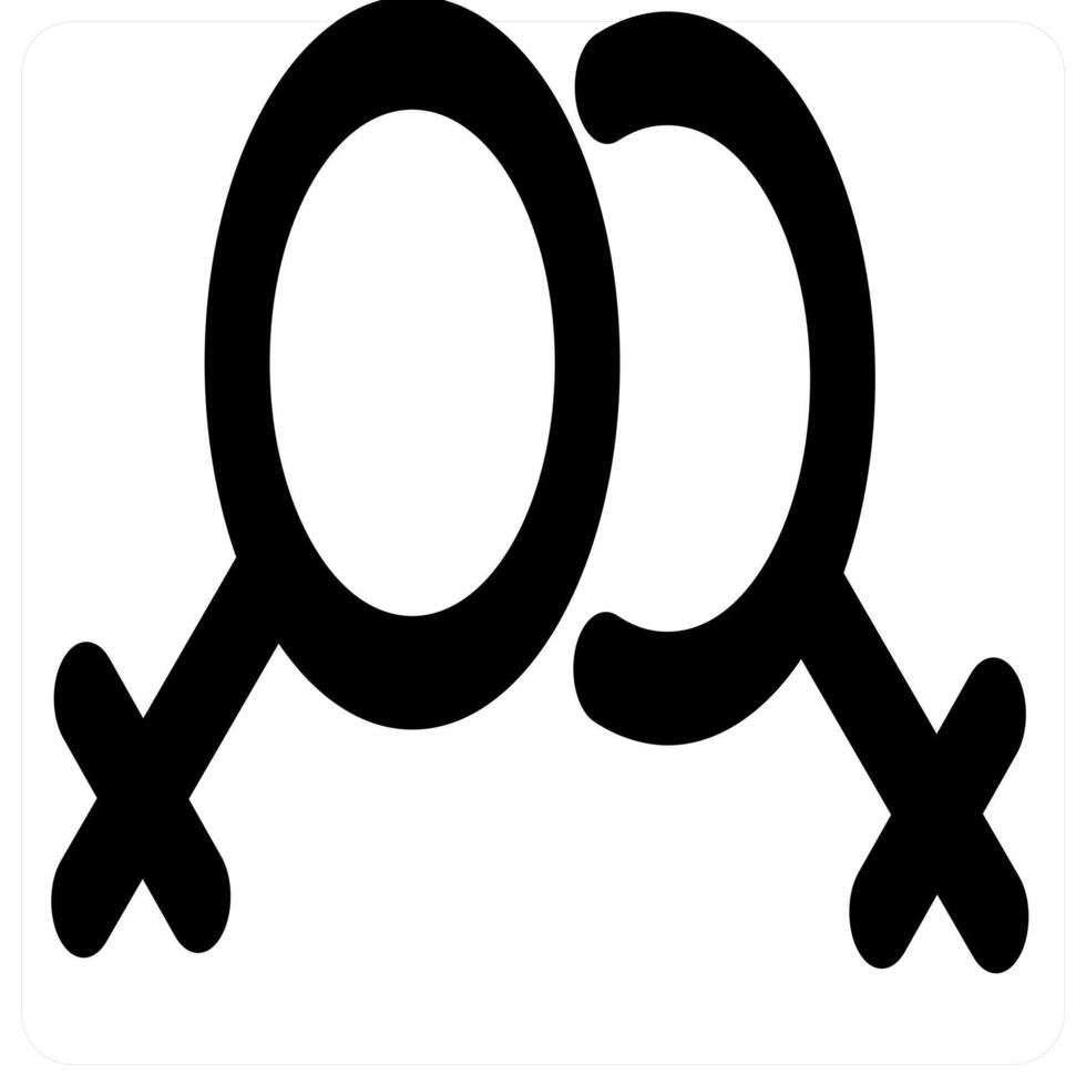 Gender and female icon concept in black color vector