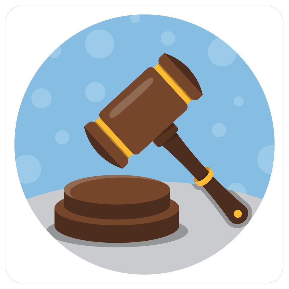 Auction icon concept vector