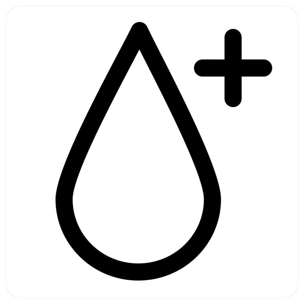 Positive and blood in black color vector