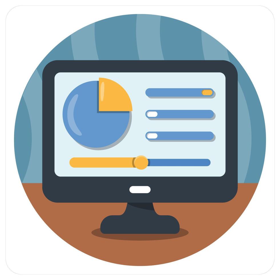 Online Analytics and analysis vector