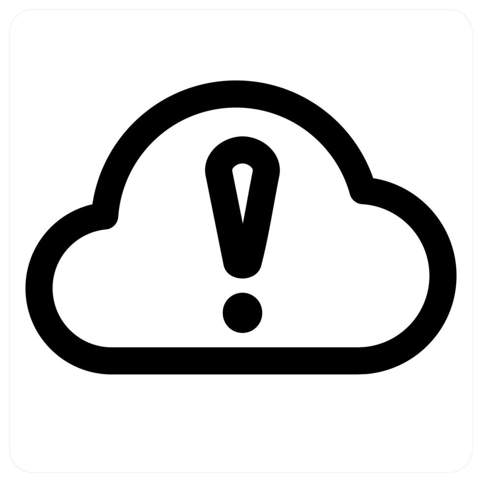 Cloud Information and data in black color vector