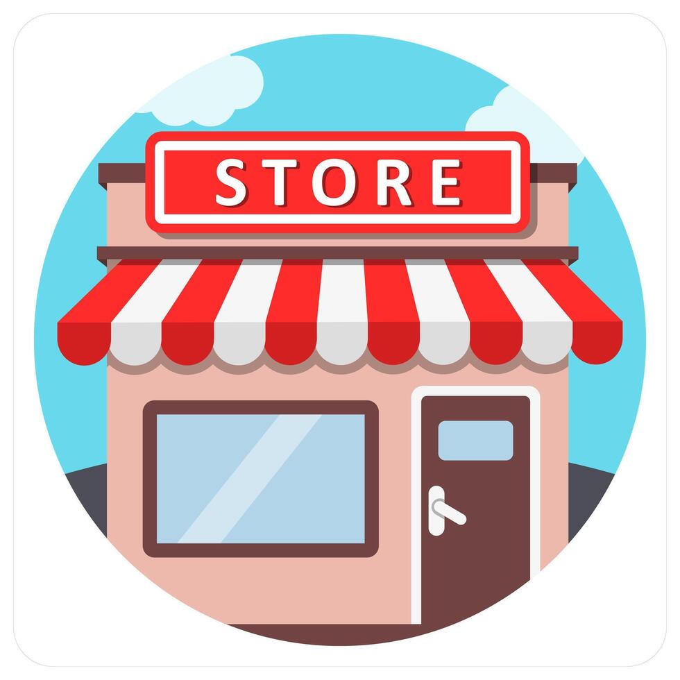 Store icon concept vector