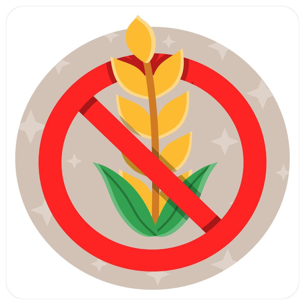 Gluten Free icon concept vector