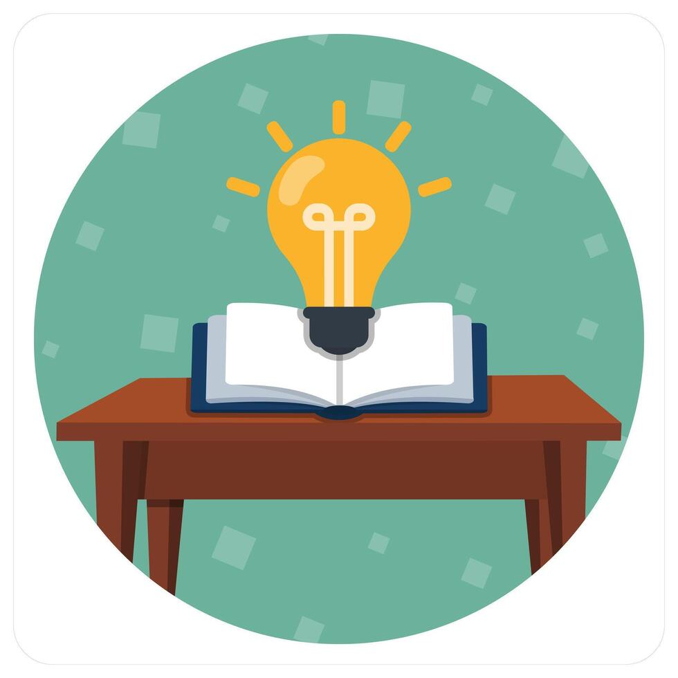 Knowledge icon concept vector