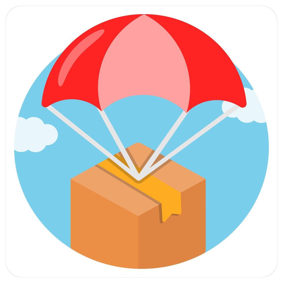 Air Delivery icon concept vector