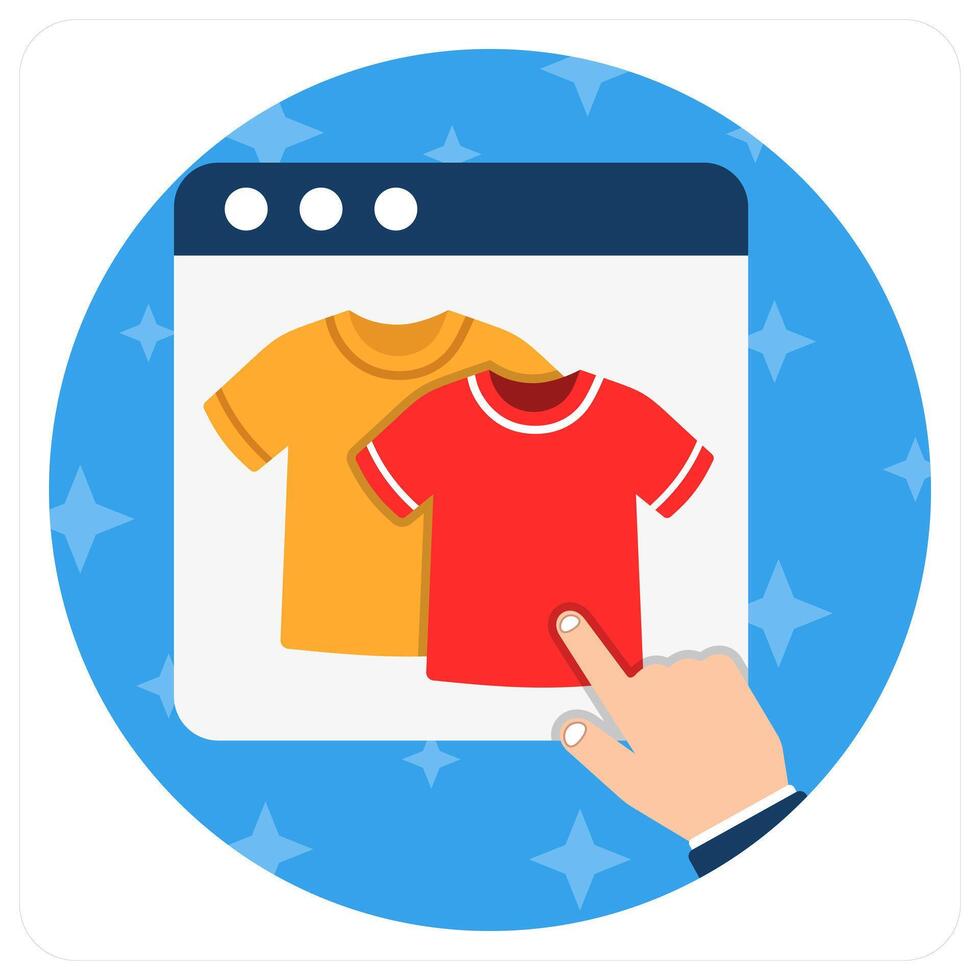 Online Shopping and shopping vector