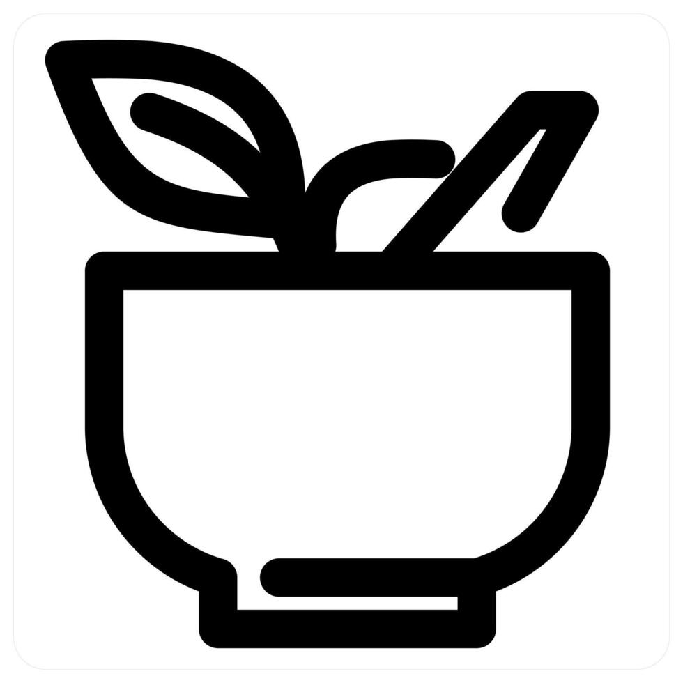 Ayurvedic Medicine and medicine icon in black color vector