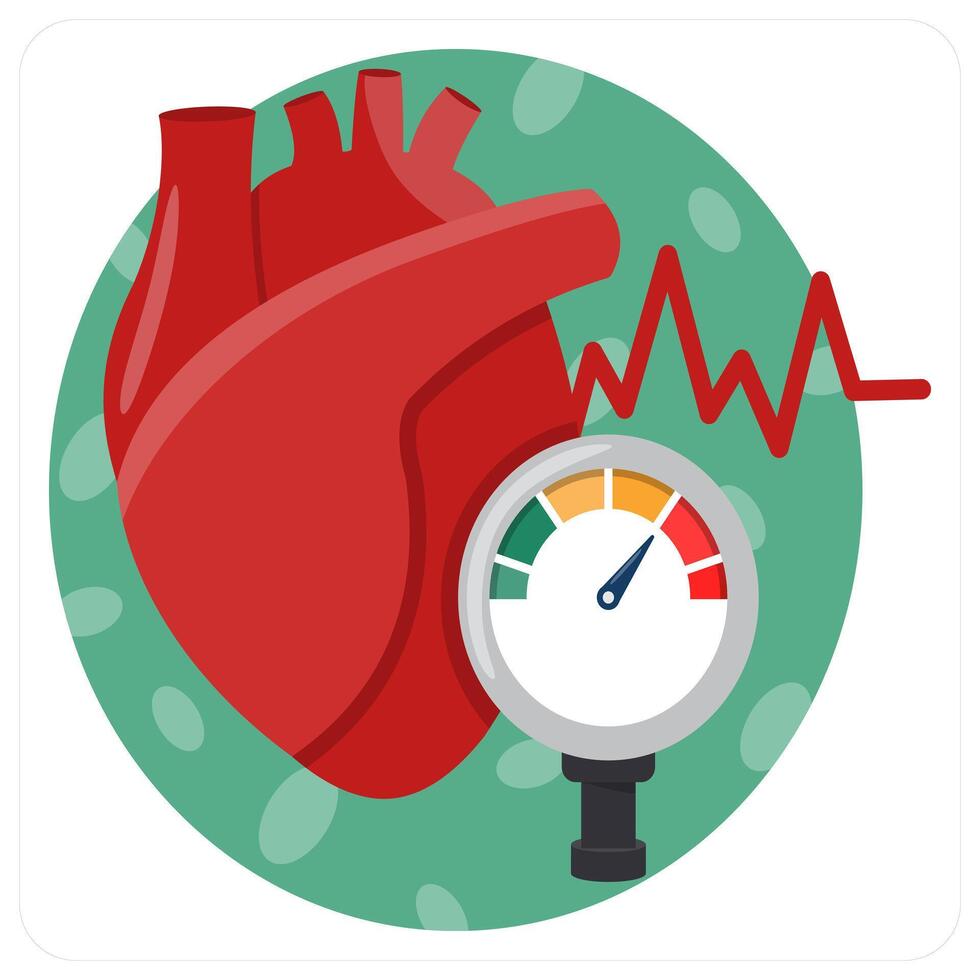 Heart Rate icon concept vector