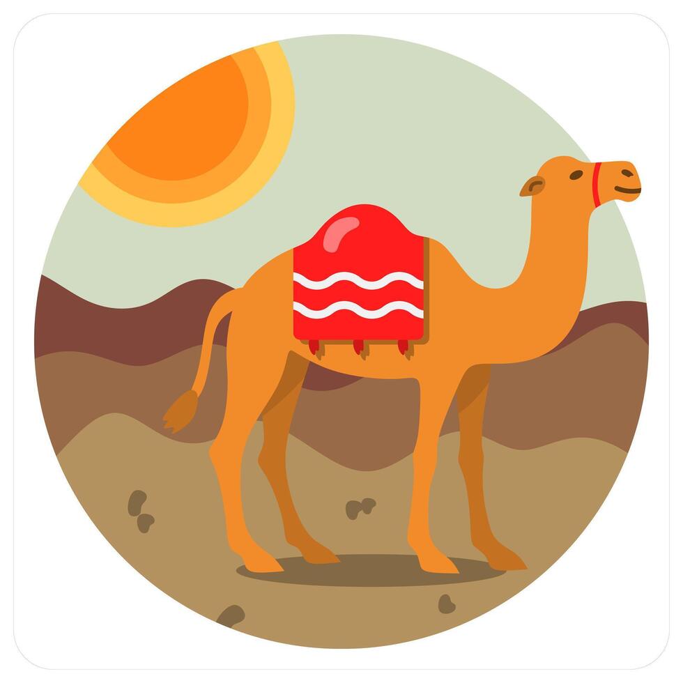 Camel icon concept vector