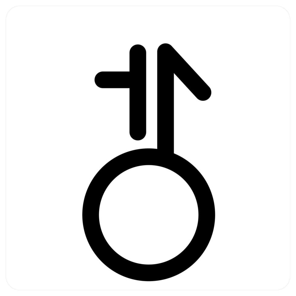Gender and rights concept in black color vector