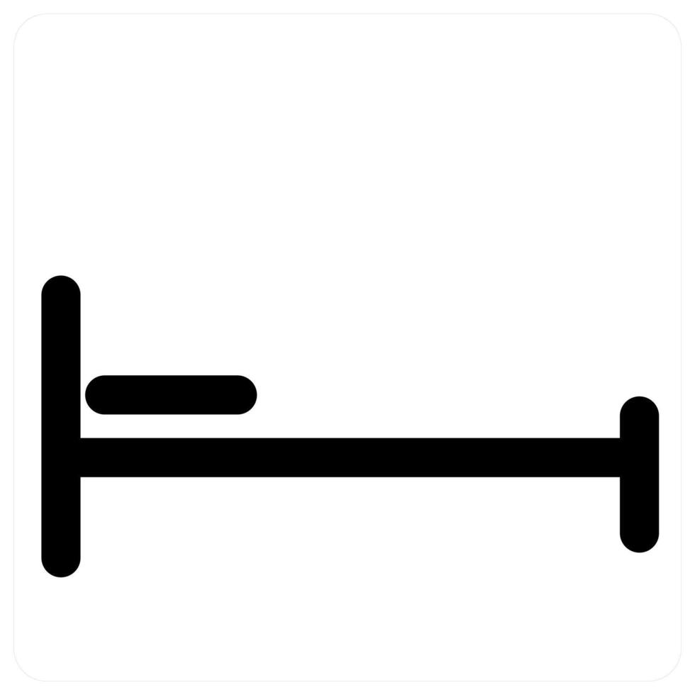 Stretcher and medical icon in black color vector