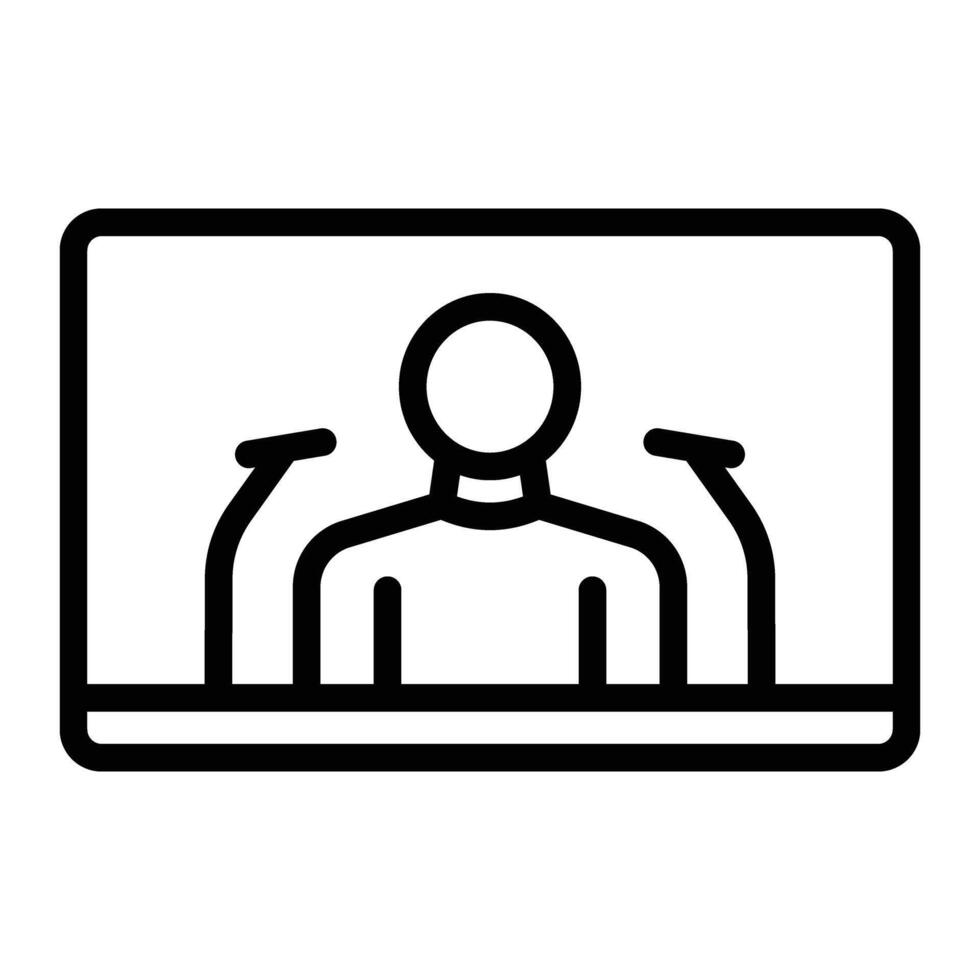 Lectures Line icon Design vector