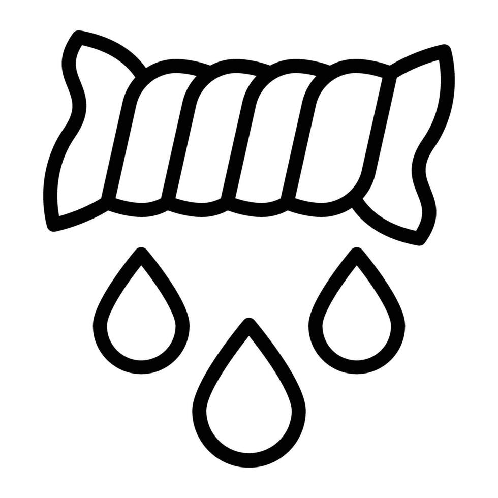 Wring Line Icon Design vector