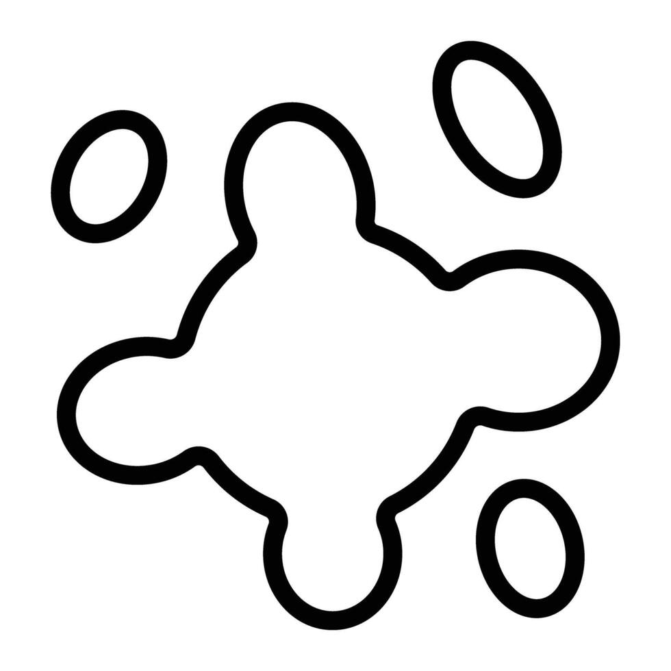 Spot Line Icon Design vector