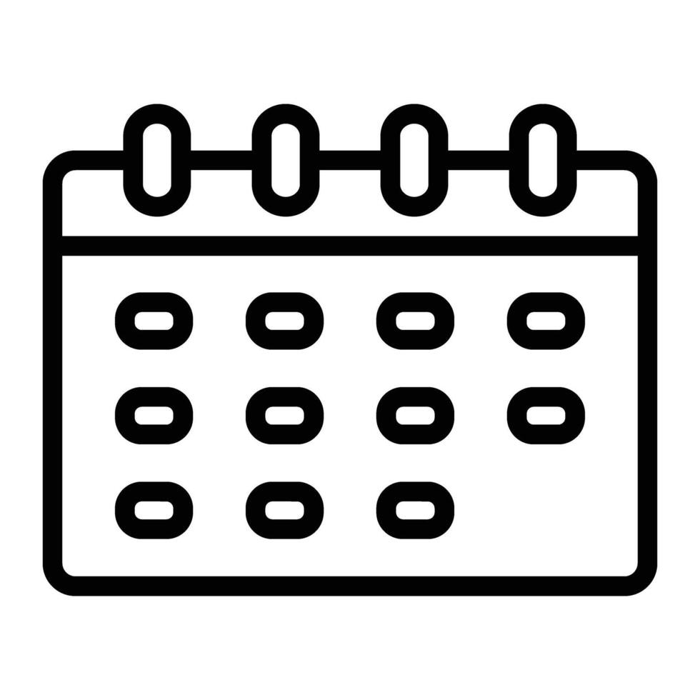 Calendar icon illustration vector