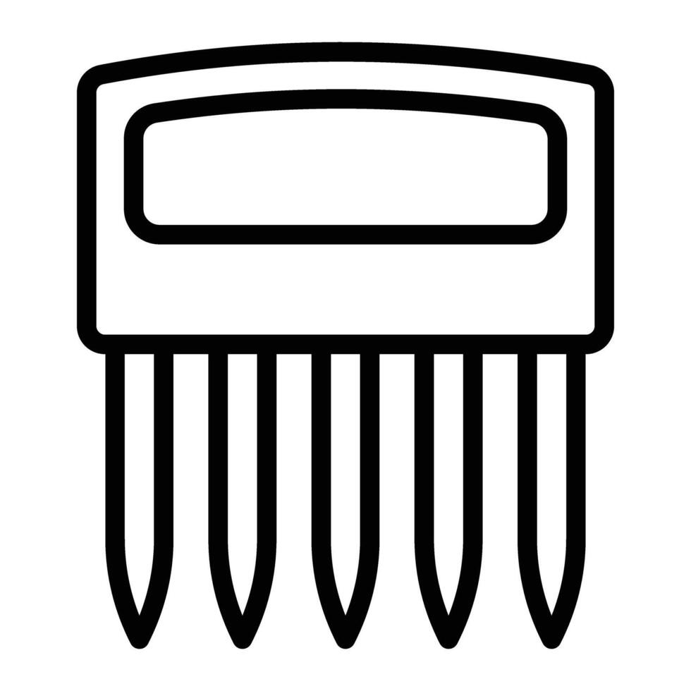 Meat Claw Line Icon Design vector