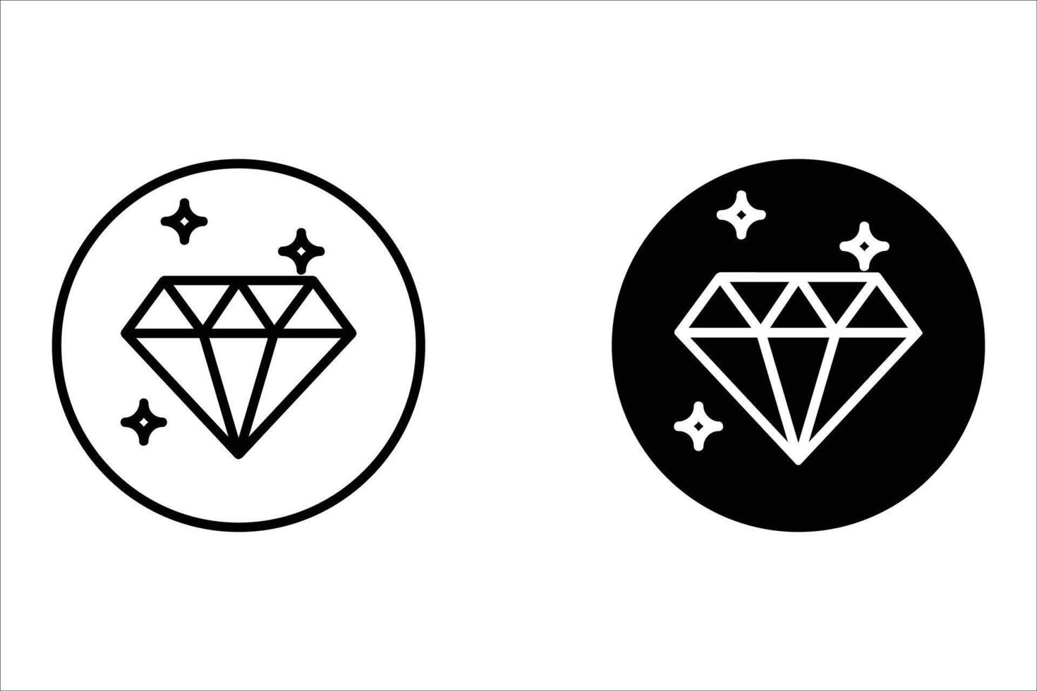 diamond icon design template simple and clean vector