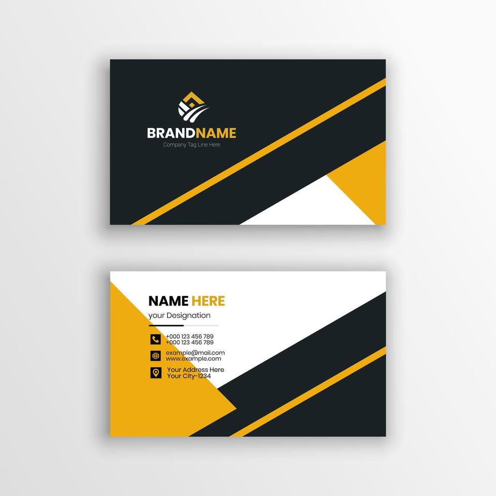 The design avoids clutter for a professional appearance. vector
