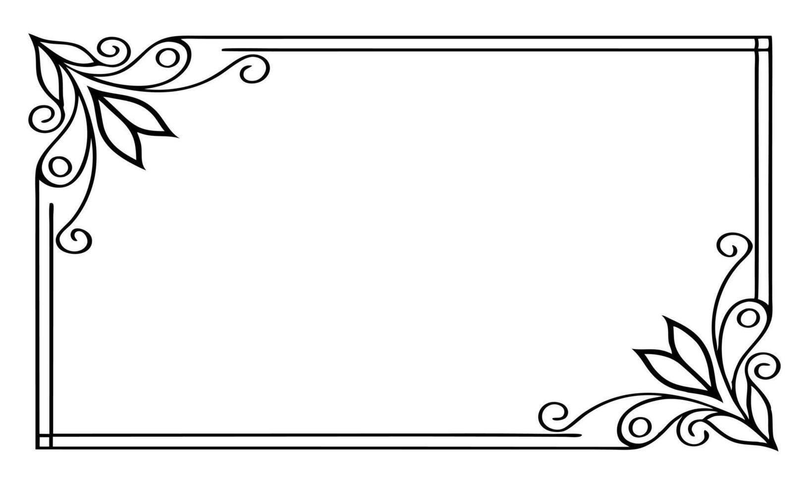 floral borders merge with abstract patterns. vector