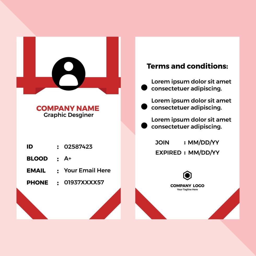 Unique ID Design vector