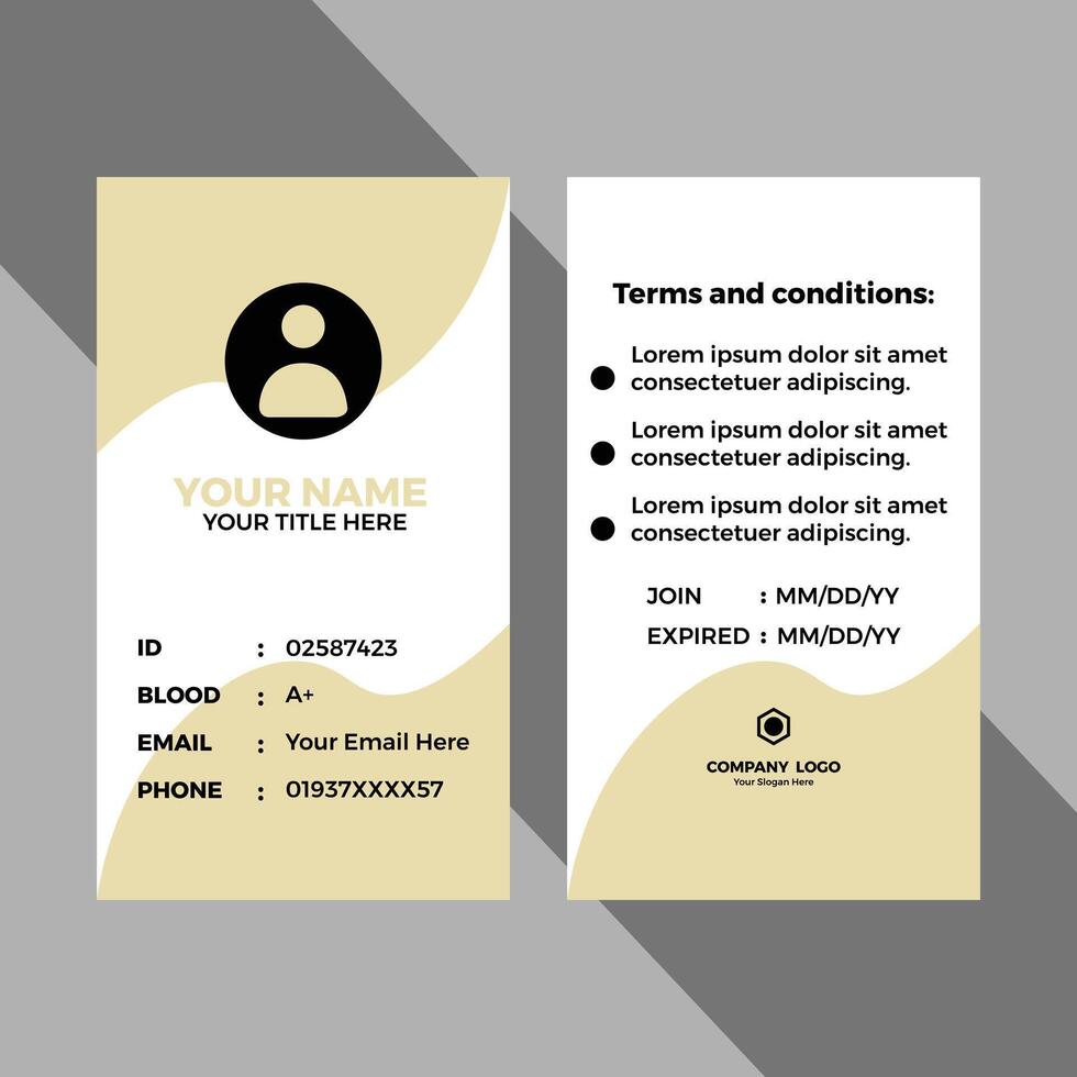 a business card template with a black and white design vector