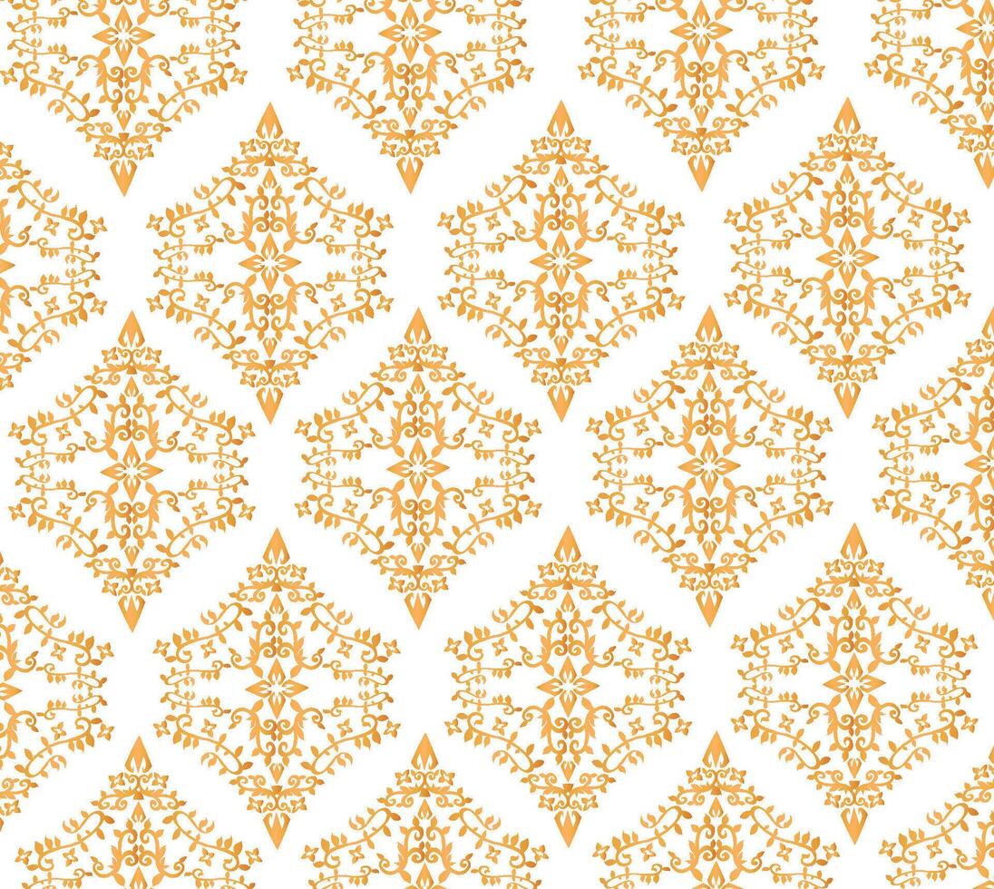 An orange and white pattern with a design vector