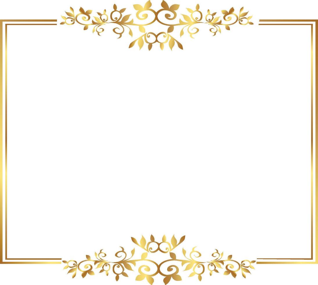 Golden Border free illustration vector