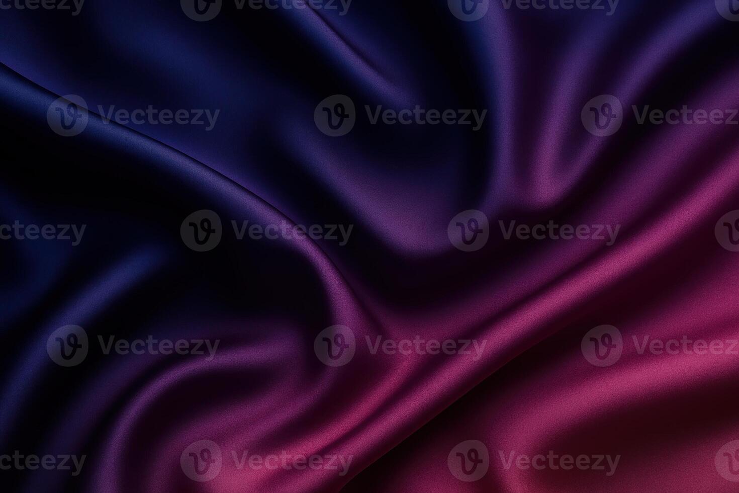 Elegant Dark Blue and Purple Silk Satin Fabric with Color Gradient for Design Backgrounds and Abstract Artistic Textures photo