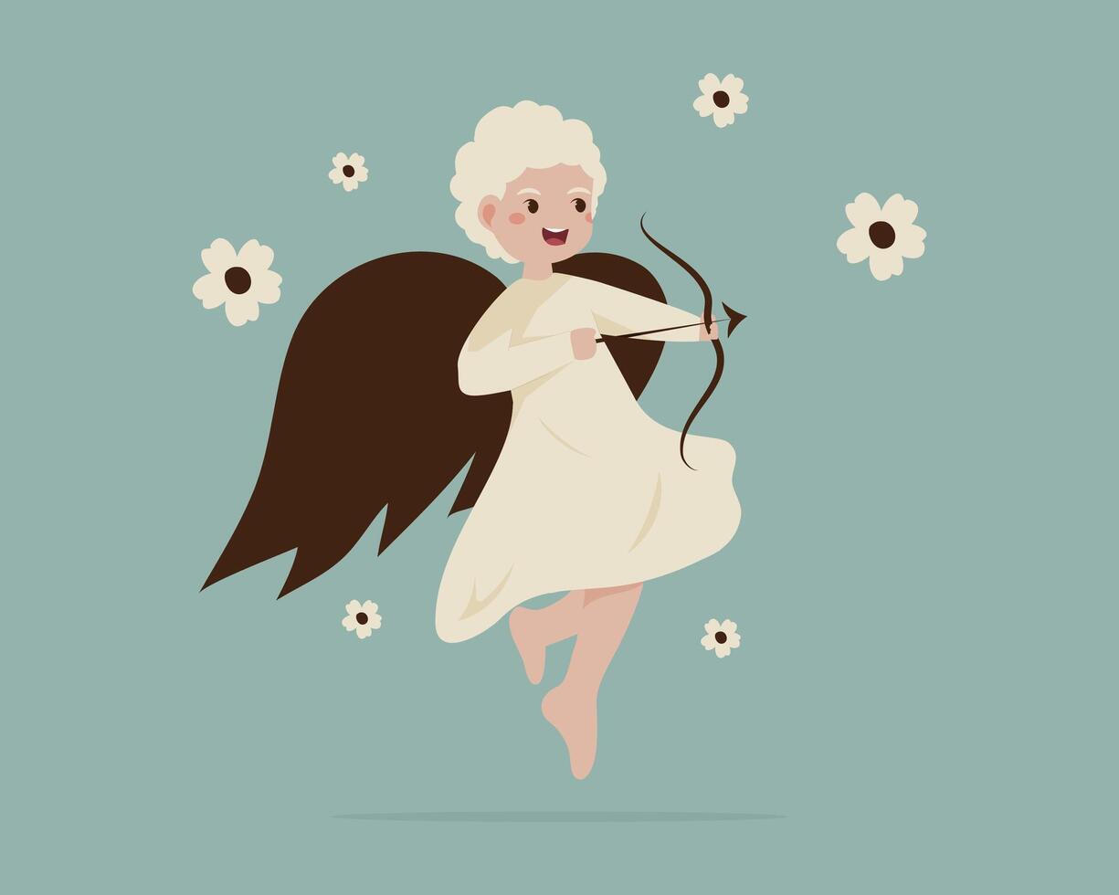 Cute Cupid Angel vector