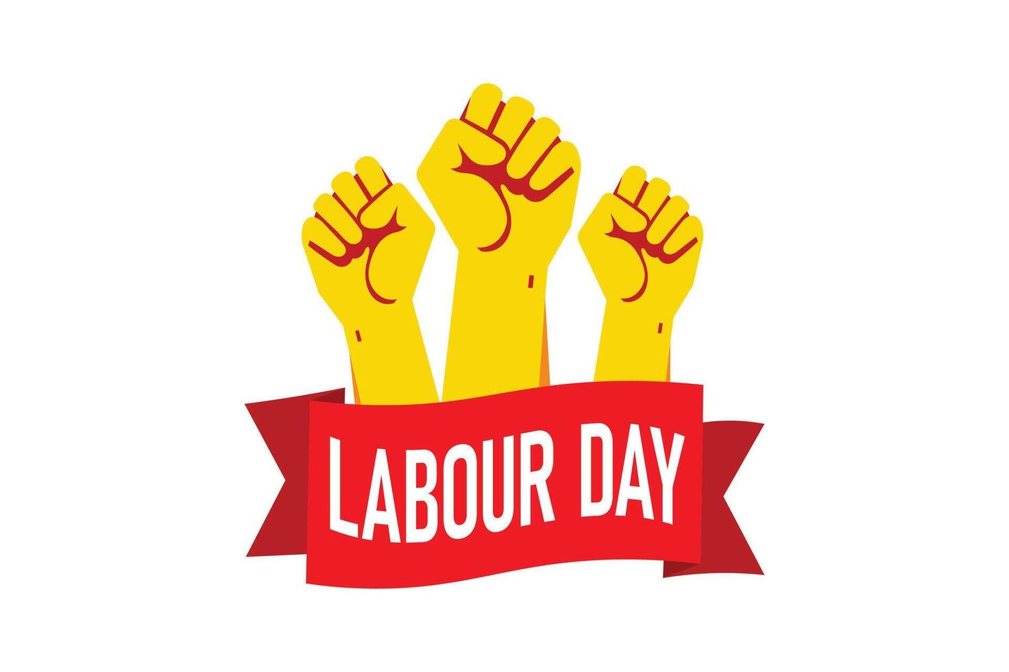Fist Power Labour Day May 1 Art, workers protest day illustration, labor protest day artwork, international workers day graphic vector