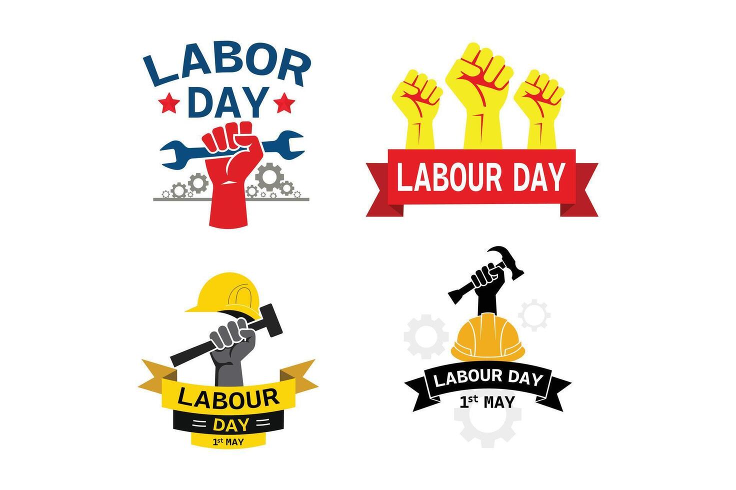 Labour Day Celebration with Protest Fist, workers protest day illustration, labor protest day artwork, international workers day graphic vector