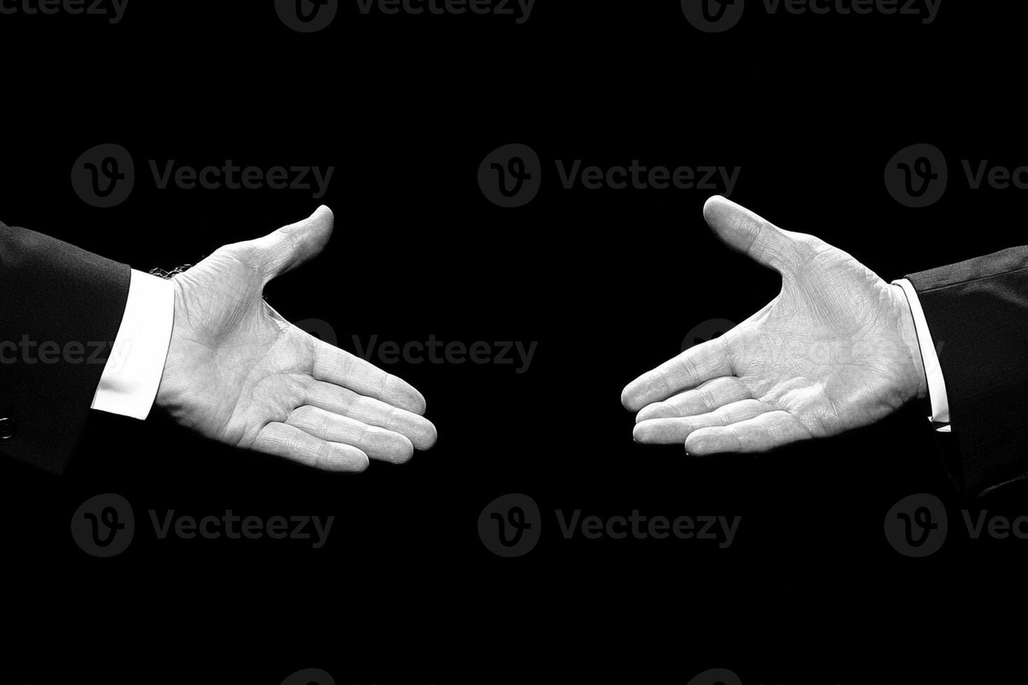 Two hands reaching out to each other photo