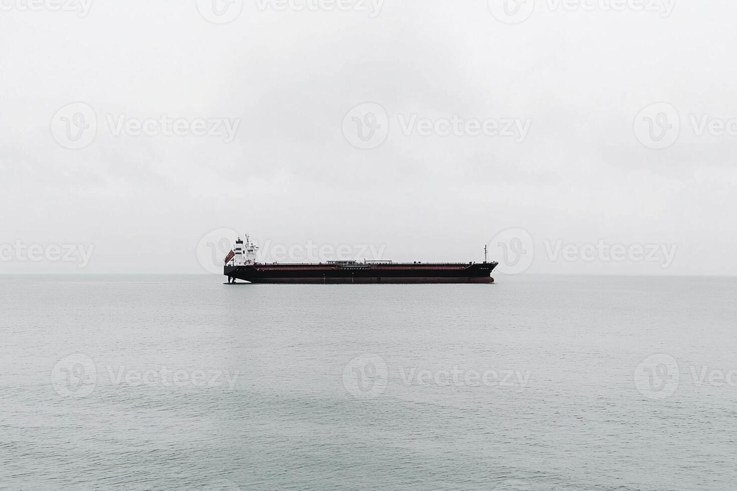 A large cargo ship floating in the ocean photo