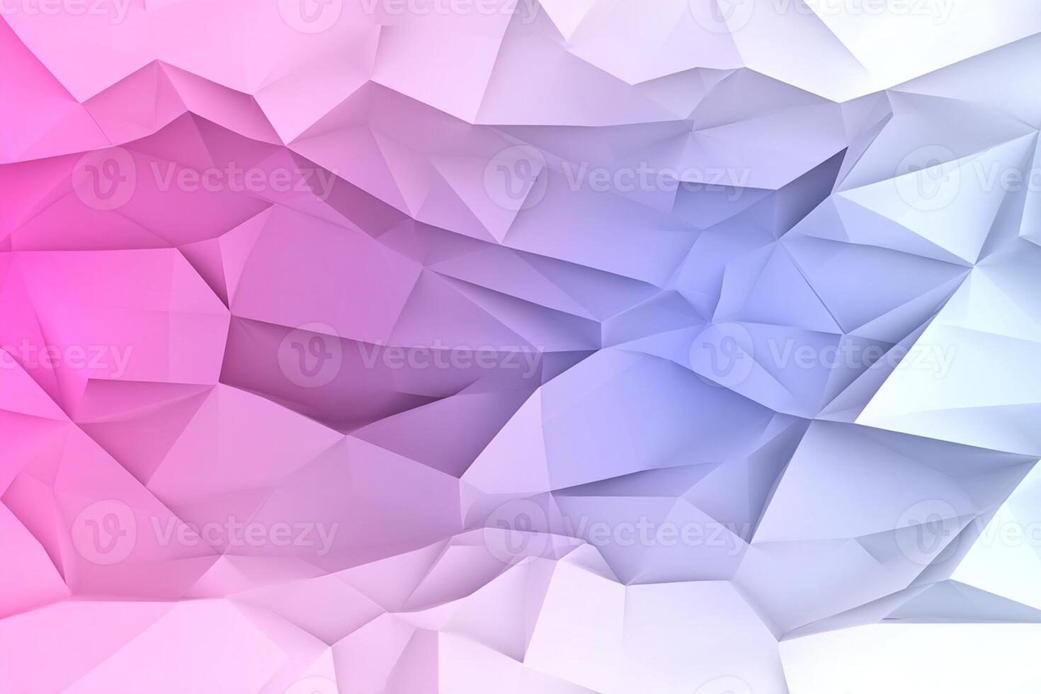 Abstract background with pink and blue triangles photo