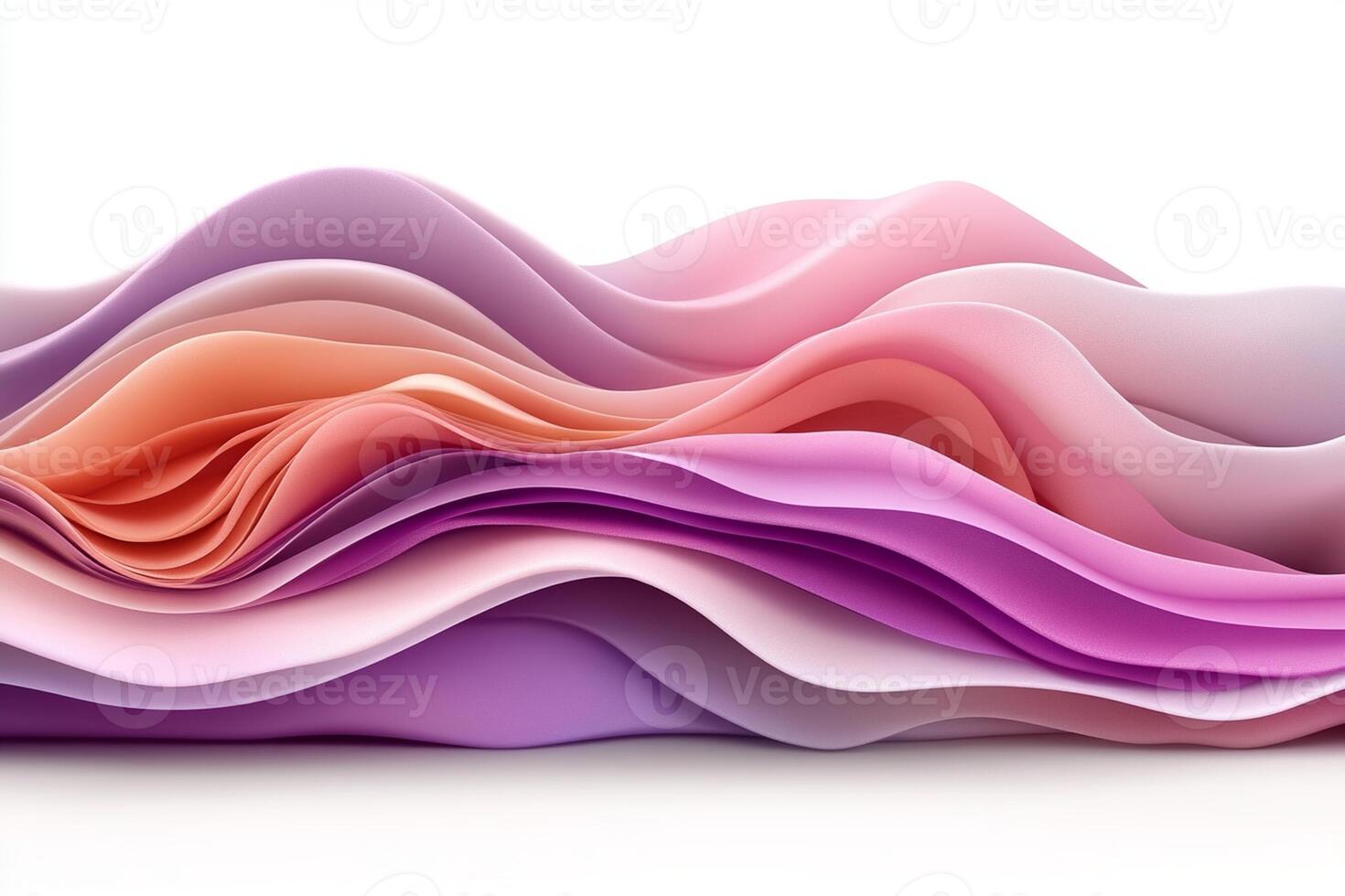 3d rendering of a wave of paper photo