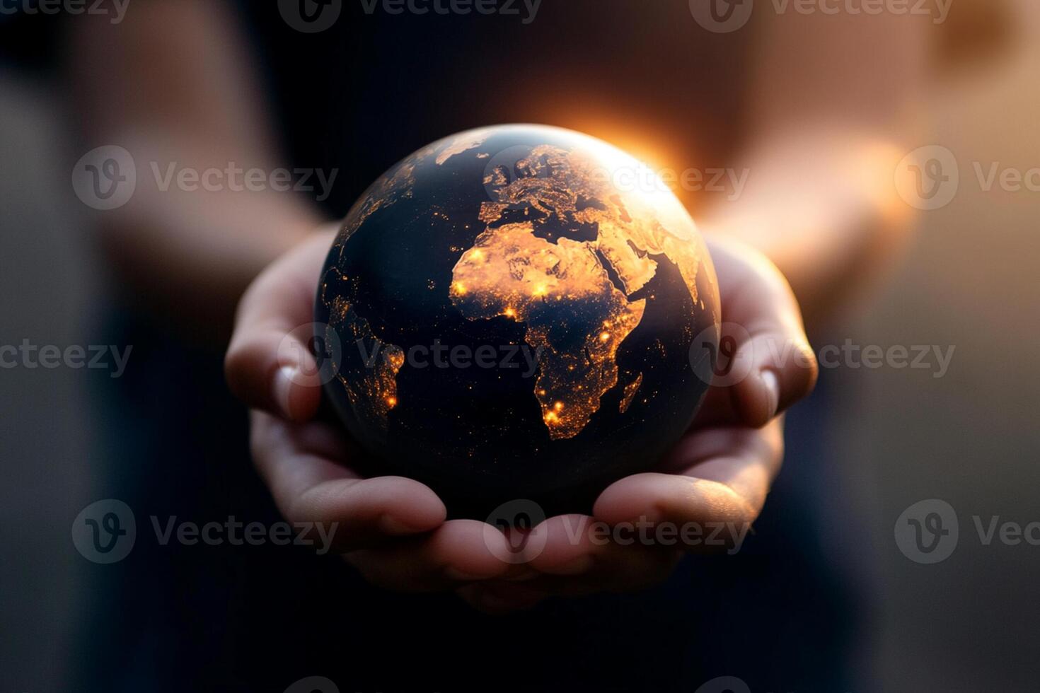 Earth in hands concept of saving the planet, saving the earth, earth in hands, saving the photo