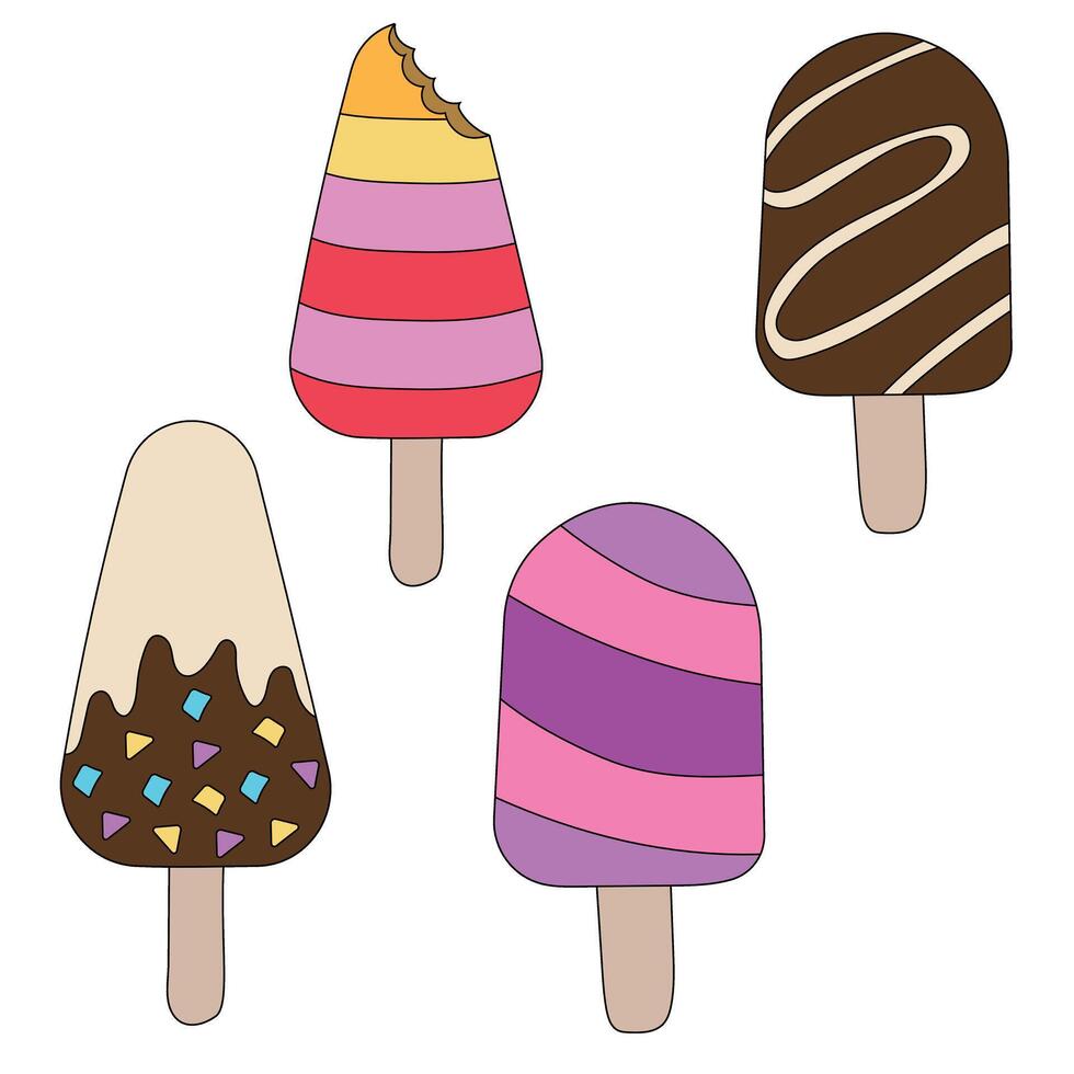 Ice Cream Clipart Illustrations vector