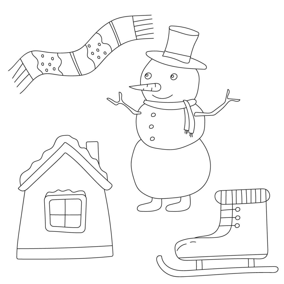 Winter Clipart Collection vector