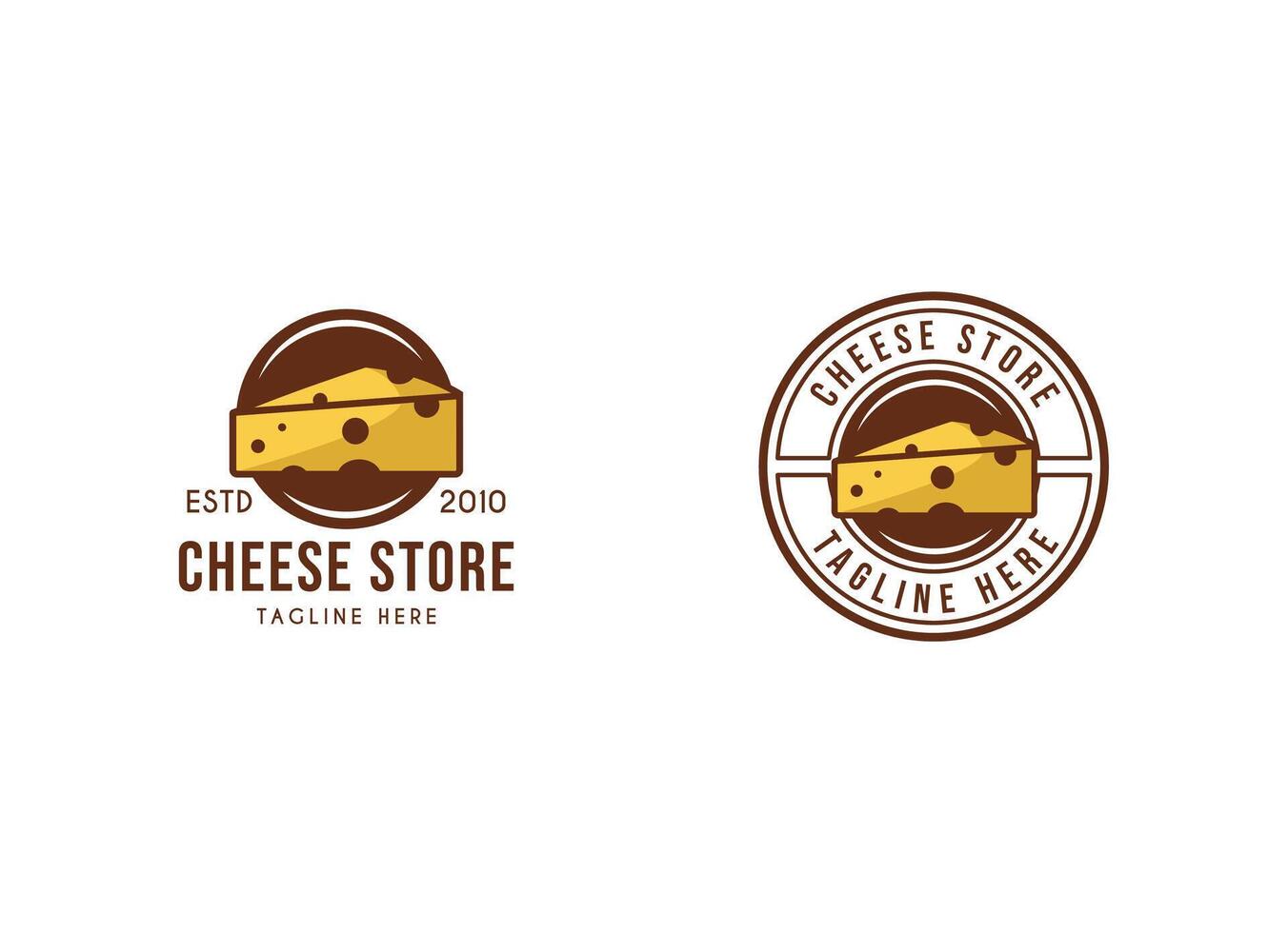 Original Cheese Shop Identity with a Classic Touch vector